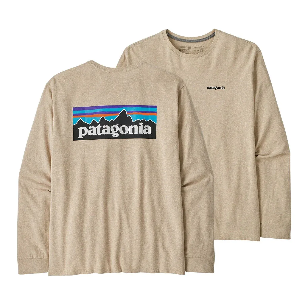 Patagonia Men's Long Sleeve P-6 Logo Responsibili-Tee - Past Season