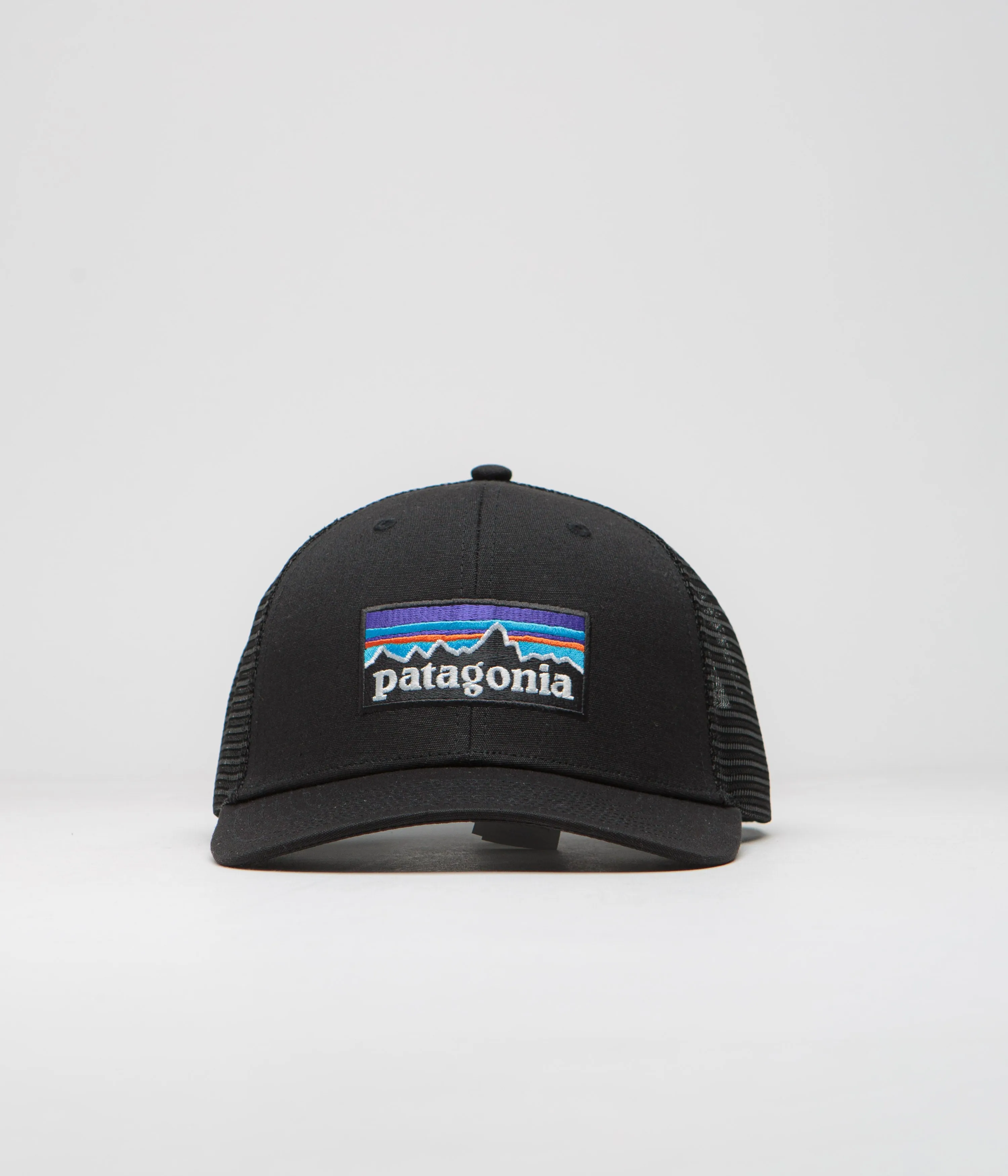 Patagonia P-6 Logo Trucker Cap - Black