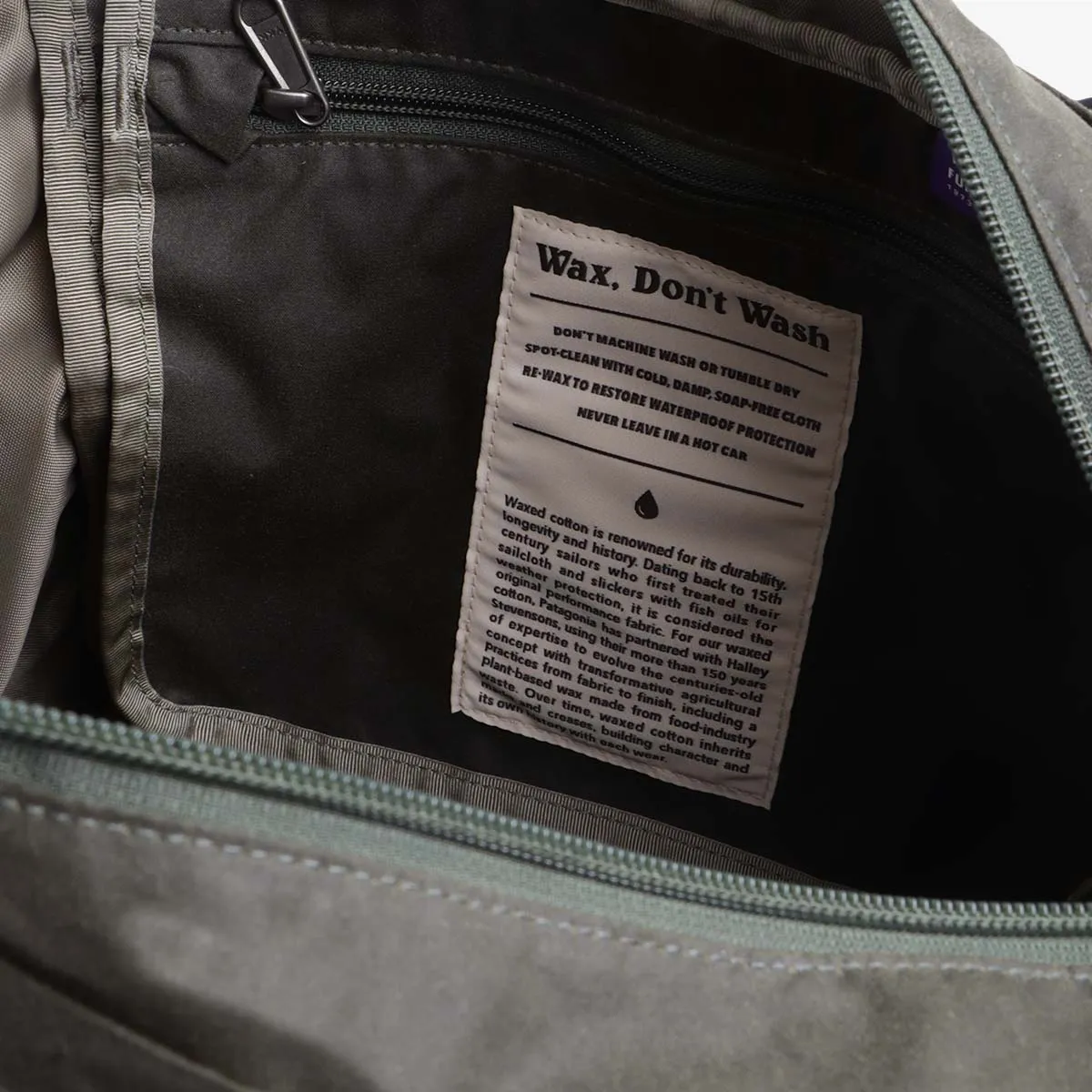 Patagonia Waxed Canvas Tote Pack