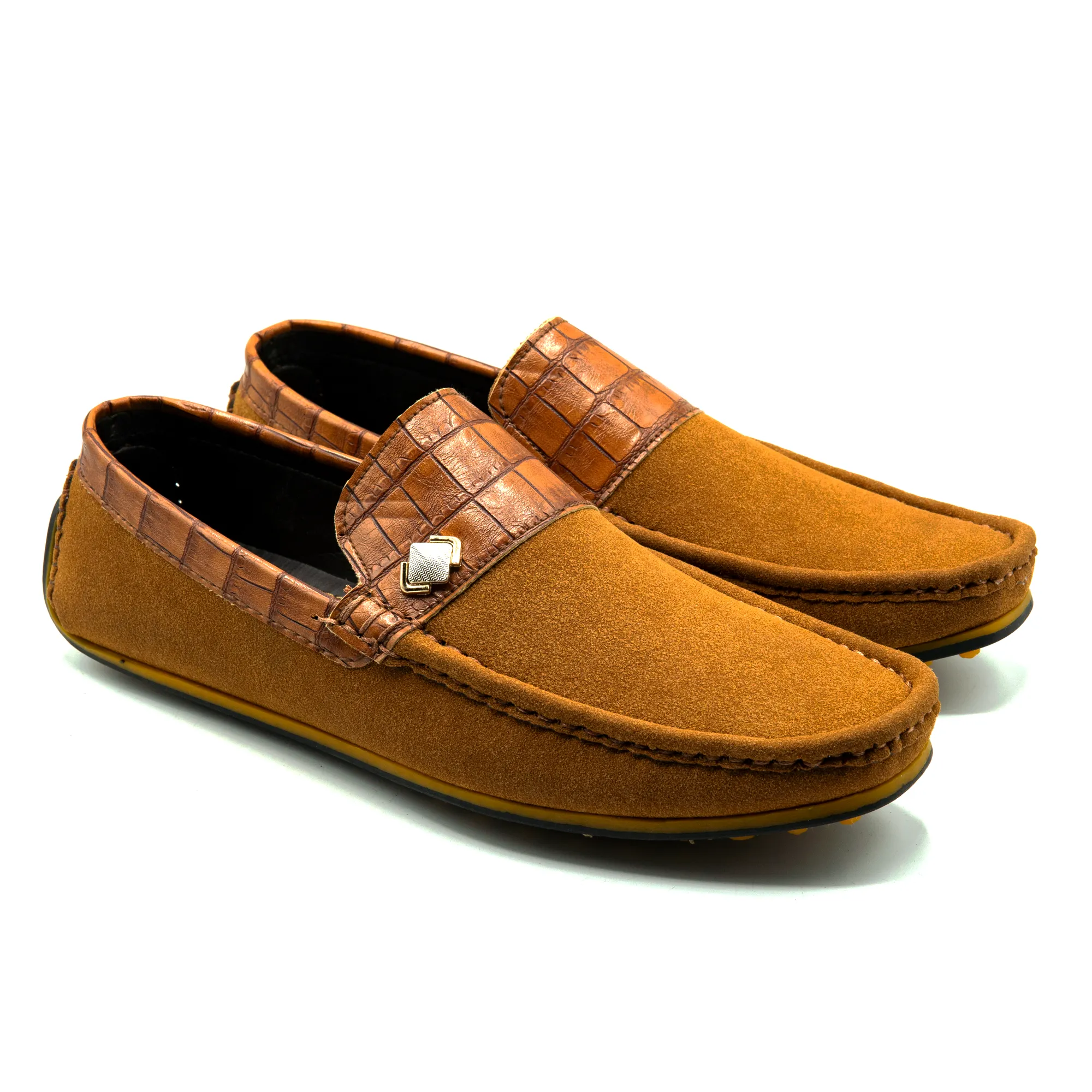 Premium PU Leather Dual Toned Moccasins