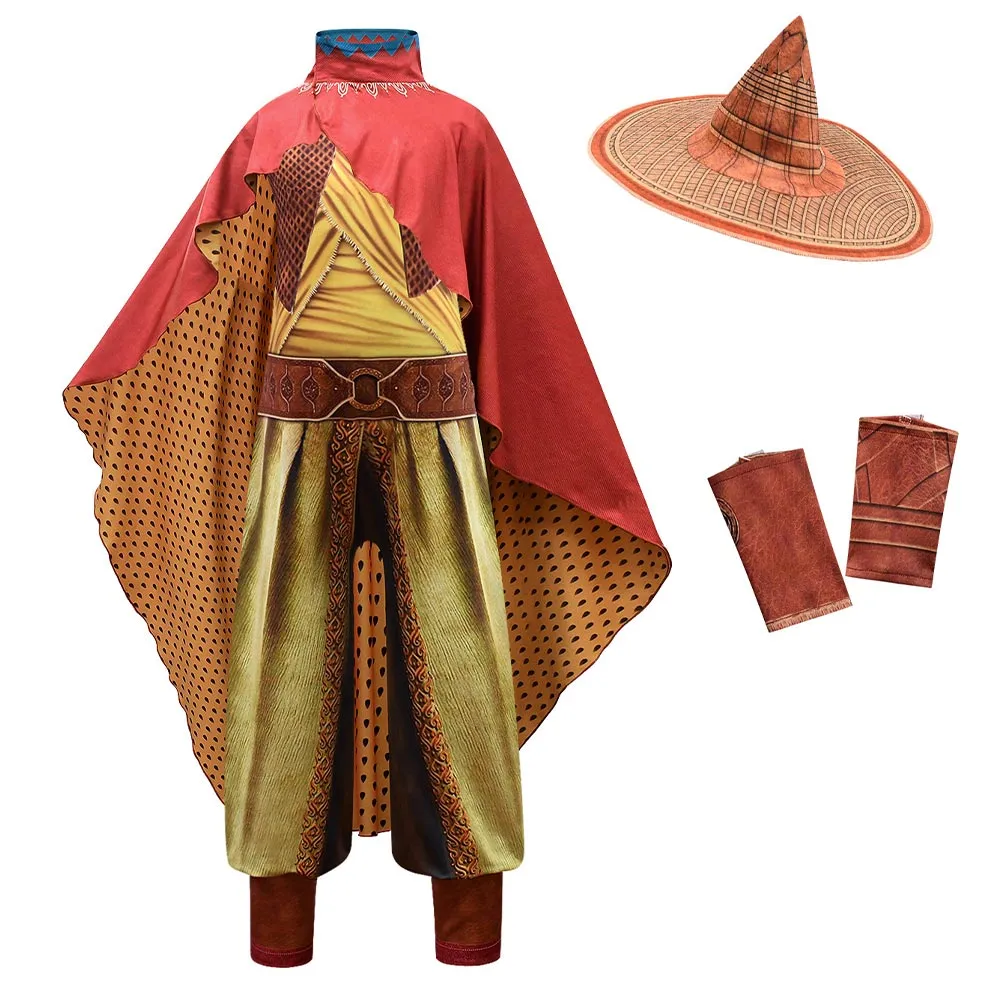 Raya and The Last Dragon Cosplay Costume Halloween Carnival Suit