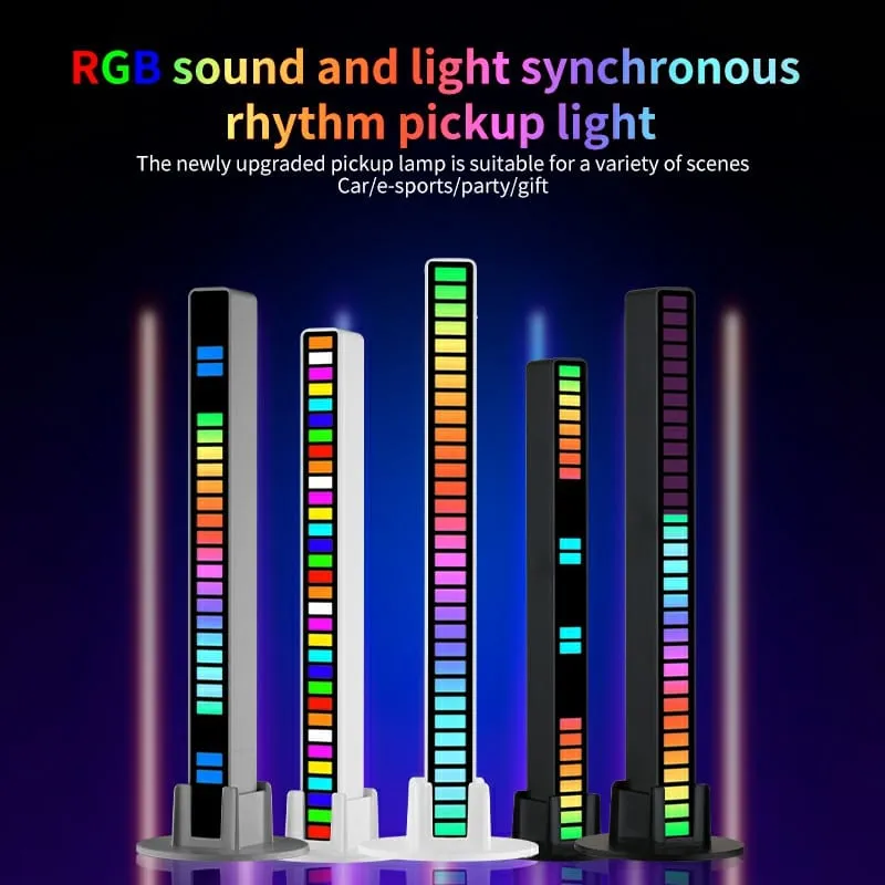 RGB Sound And Light Synchronous Rhythm Pickup Light