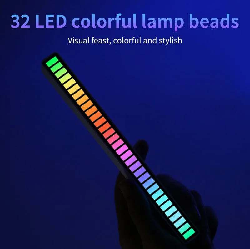 RGB Sound And Light Synchronous Rhythm Pickup Light