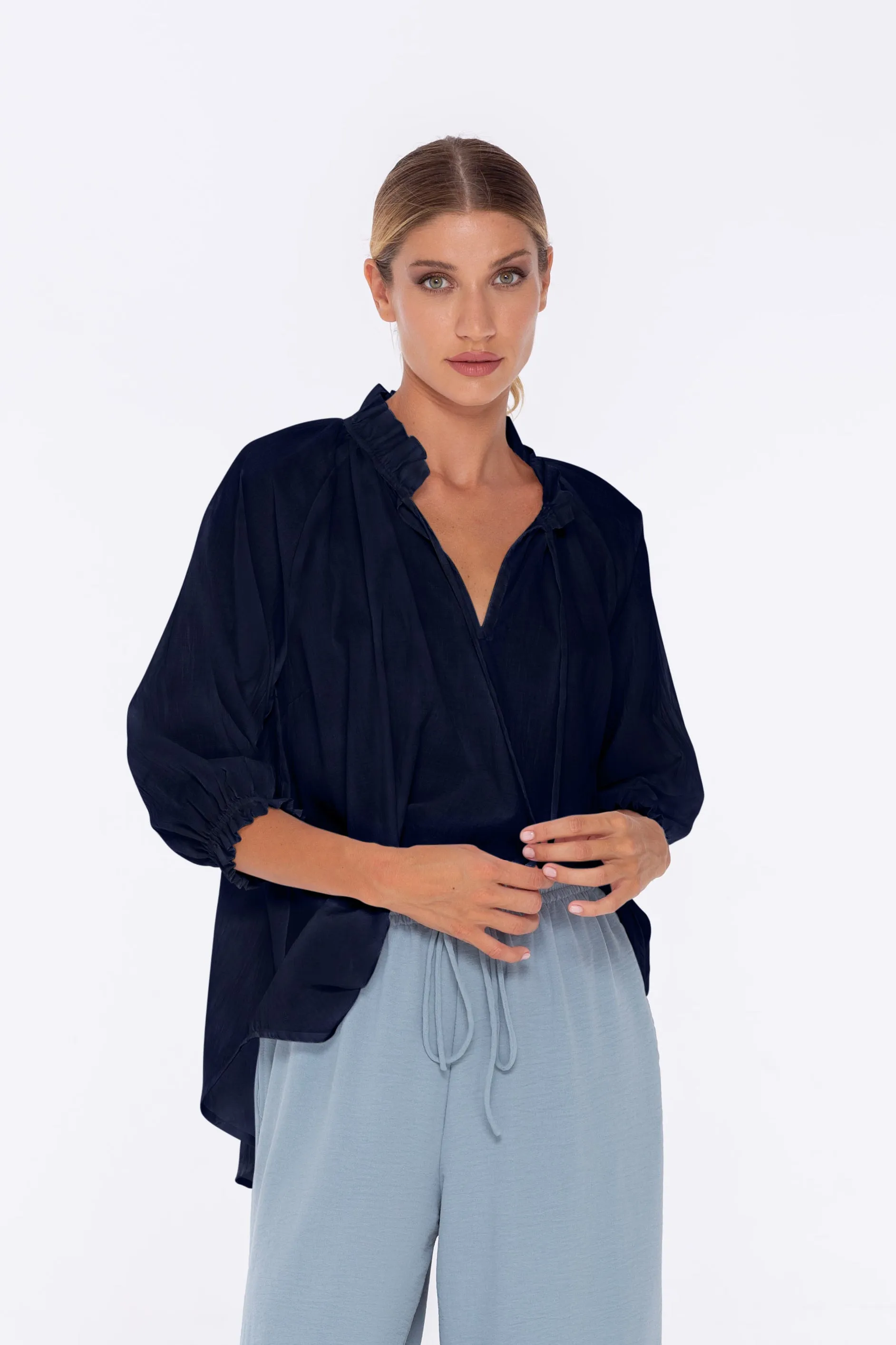 S24/20089 Charlotte Top -Navy