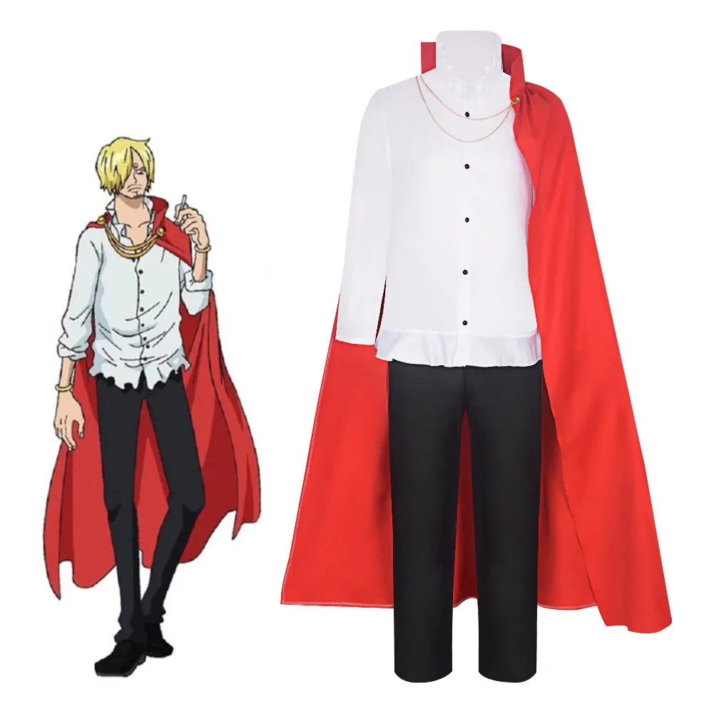 Sanji Cosplay Costume Outfits Halloween Carnival Suit