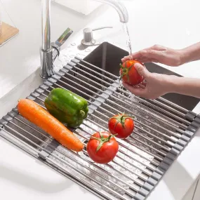 Scalable Drain Rack Dish Drying Sink Rack