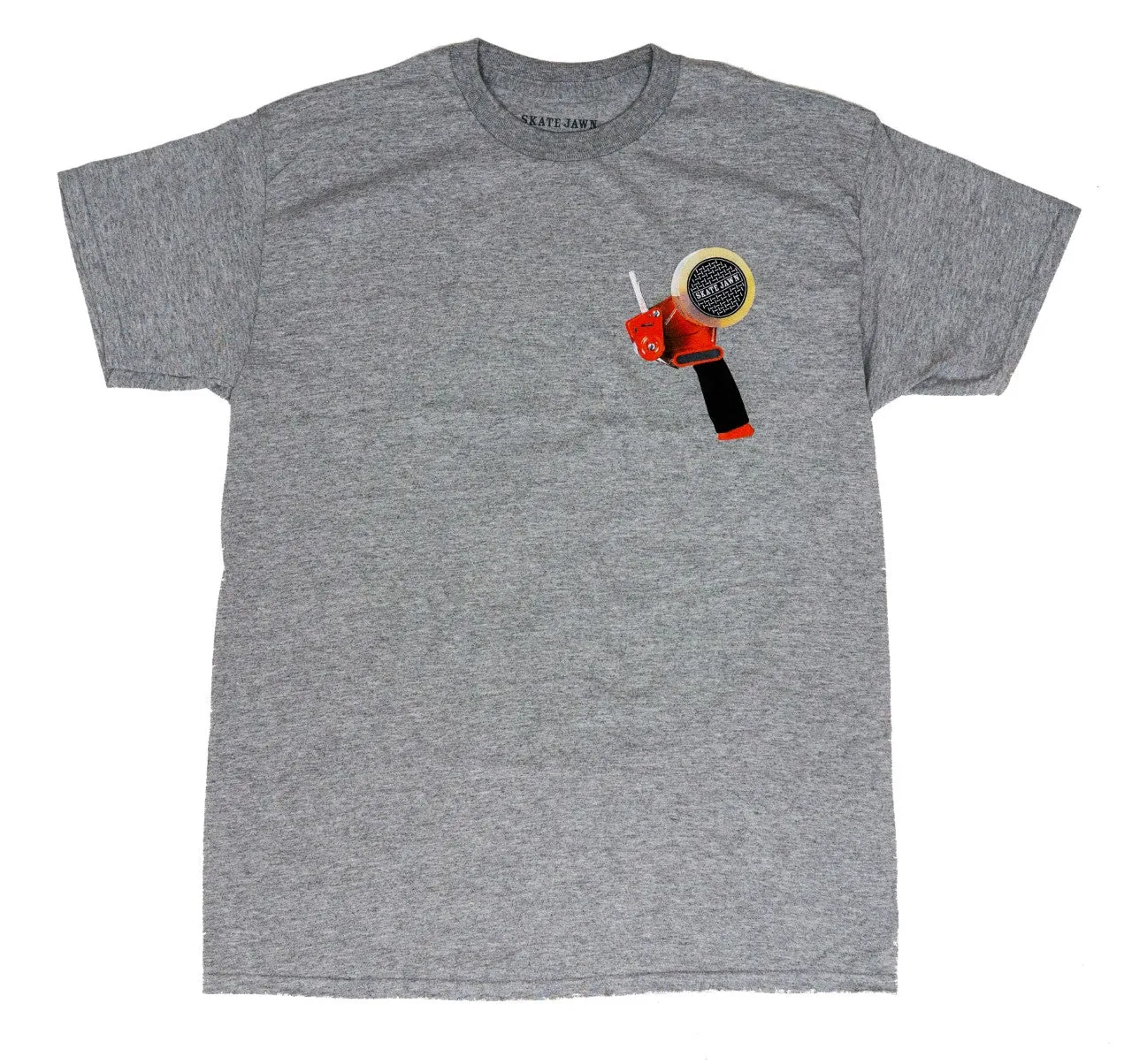 Skate Jawn Tape Gun Tee Grey