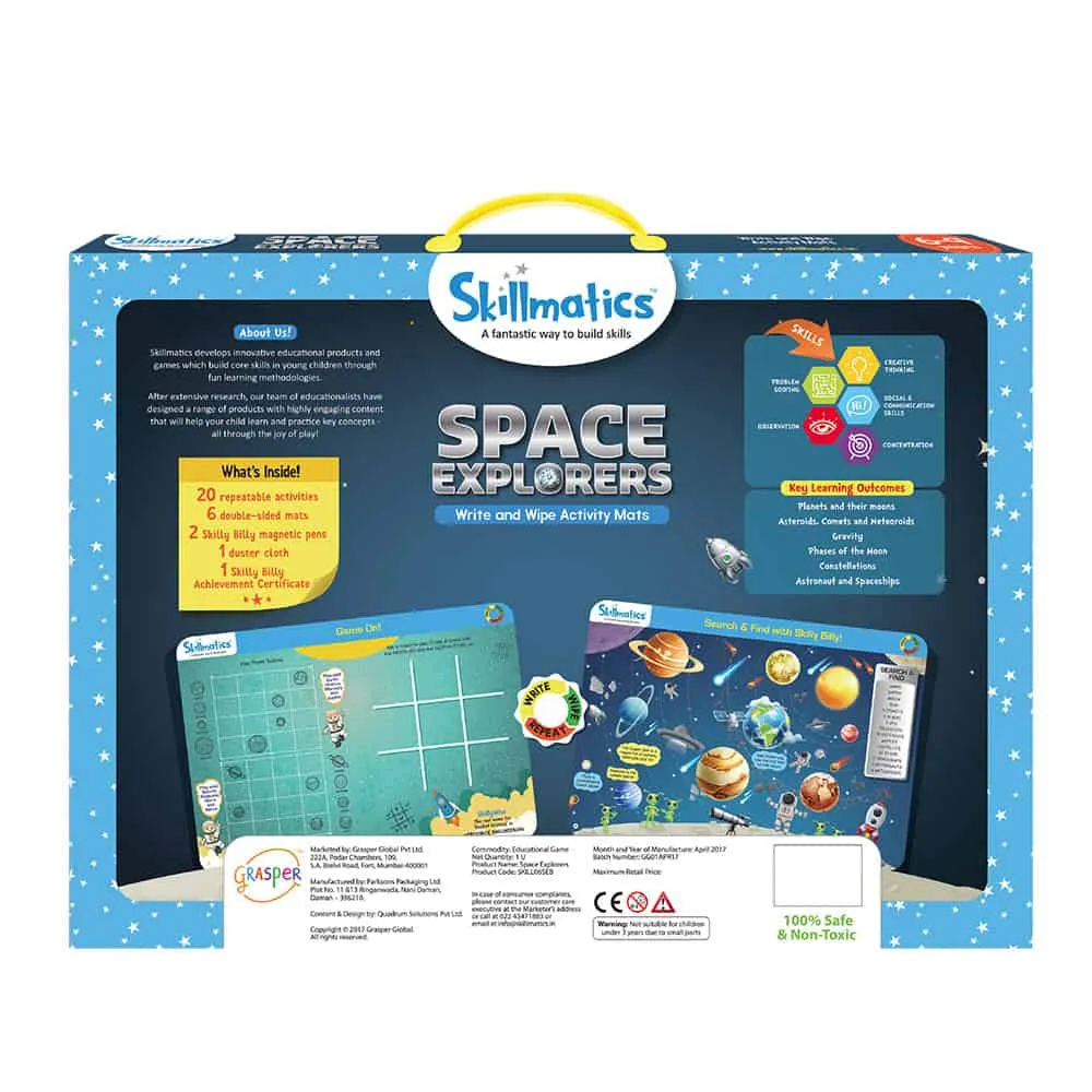 Skillmatics Space Explorers Educational Games for Kids (6-9)