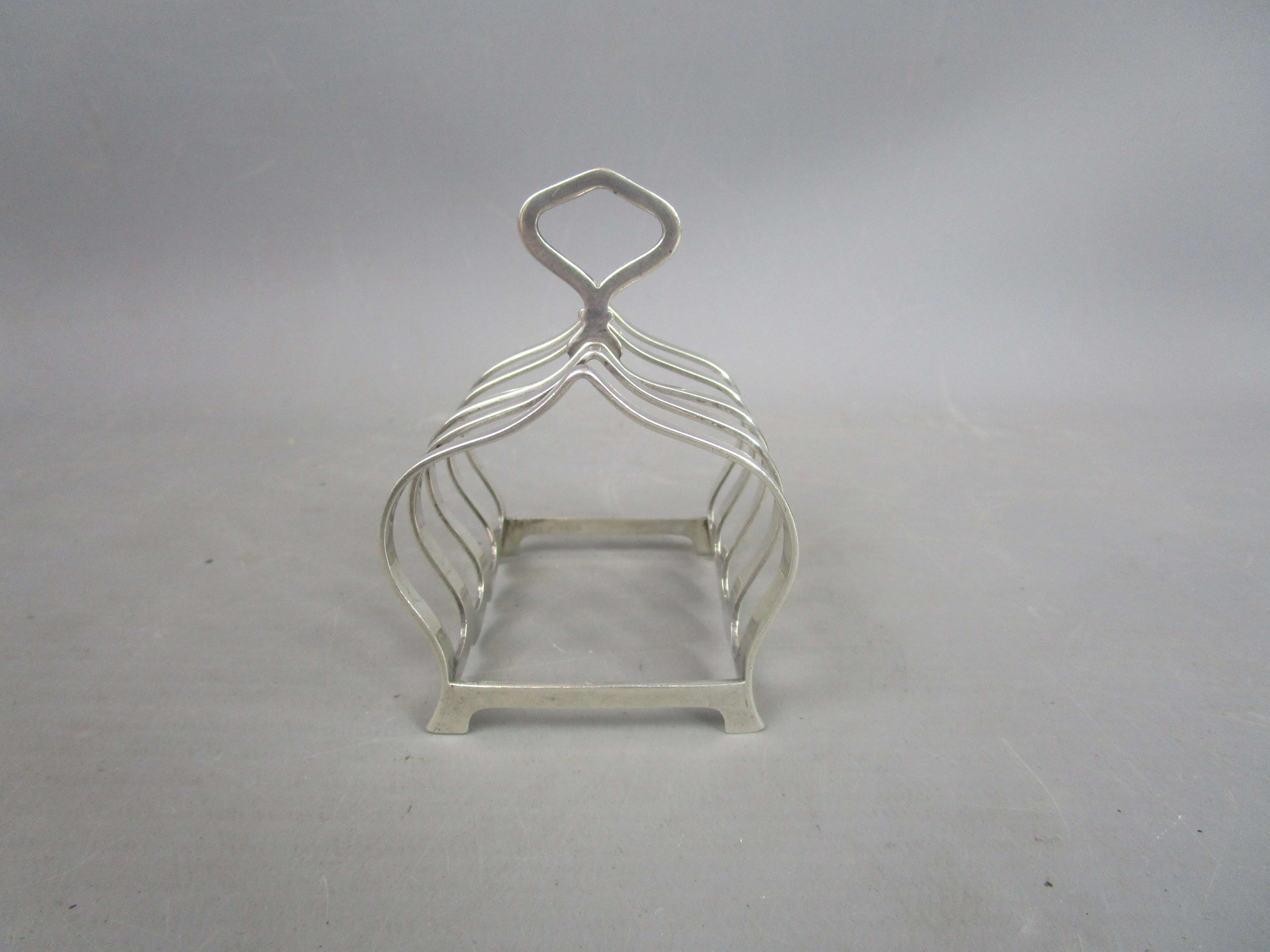 Sterling Silver Art Deco Toast Rack By William Suckling Birmingham 1931