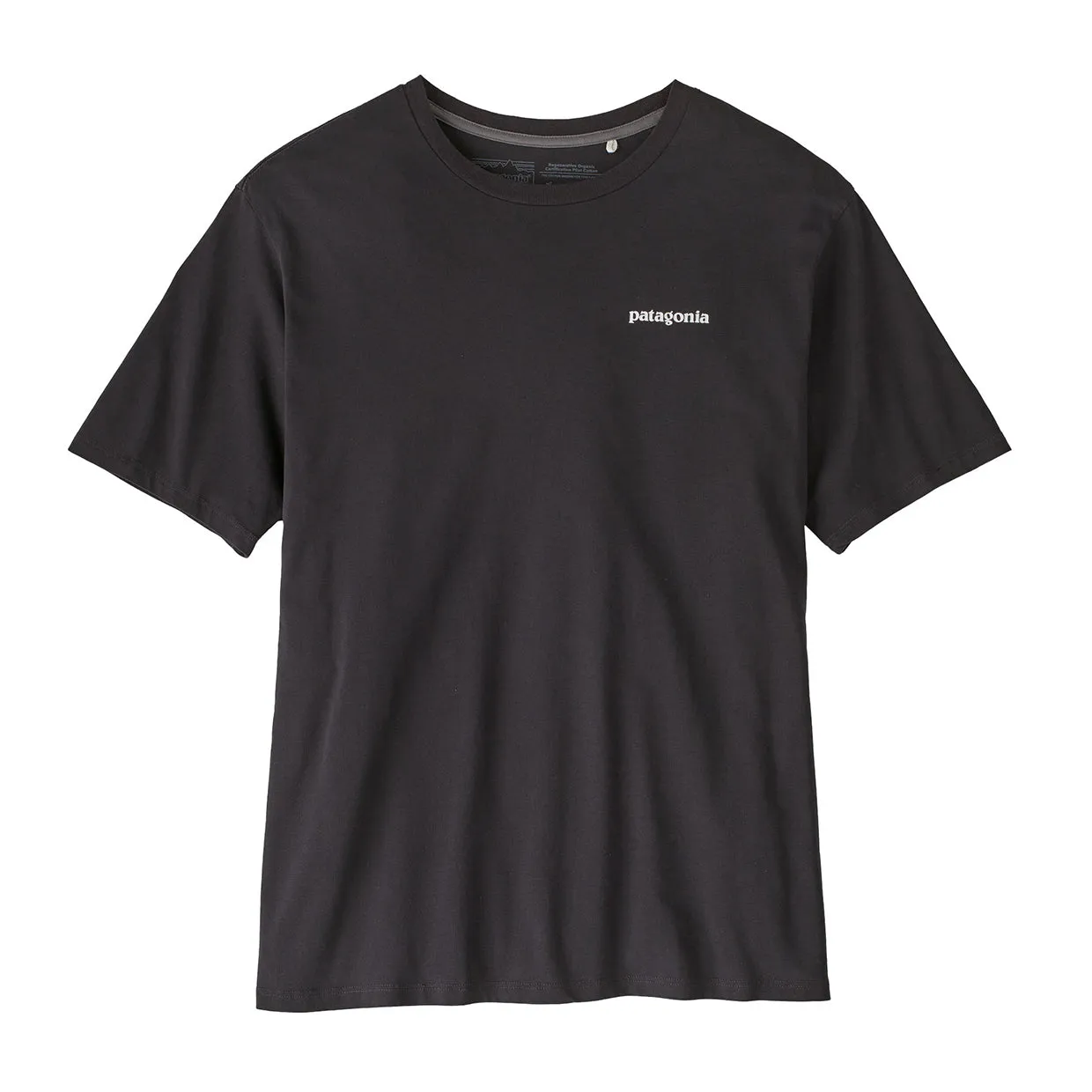 T-shirt Patagonia P-6 Mission Organic Nero