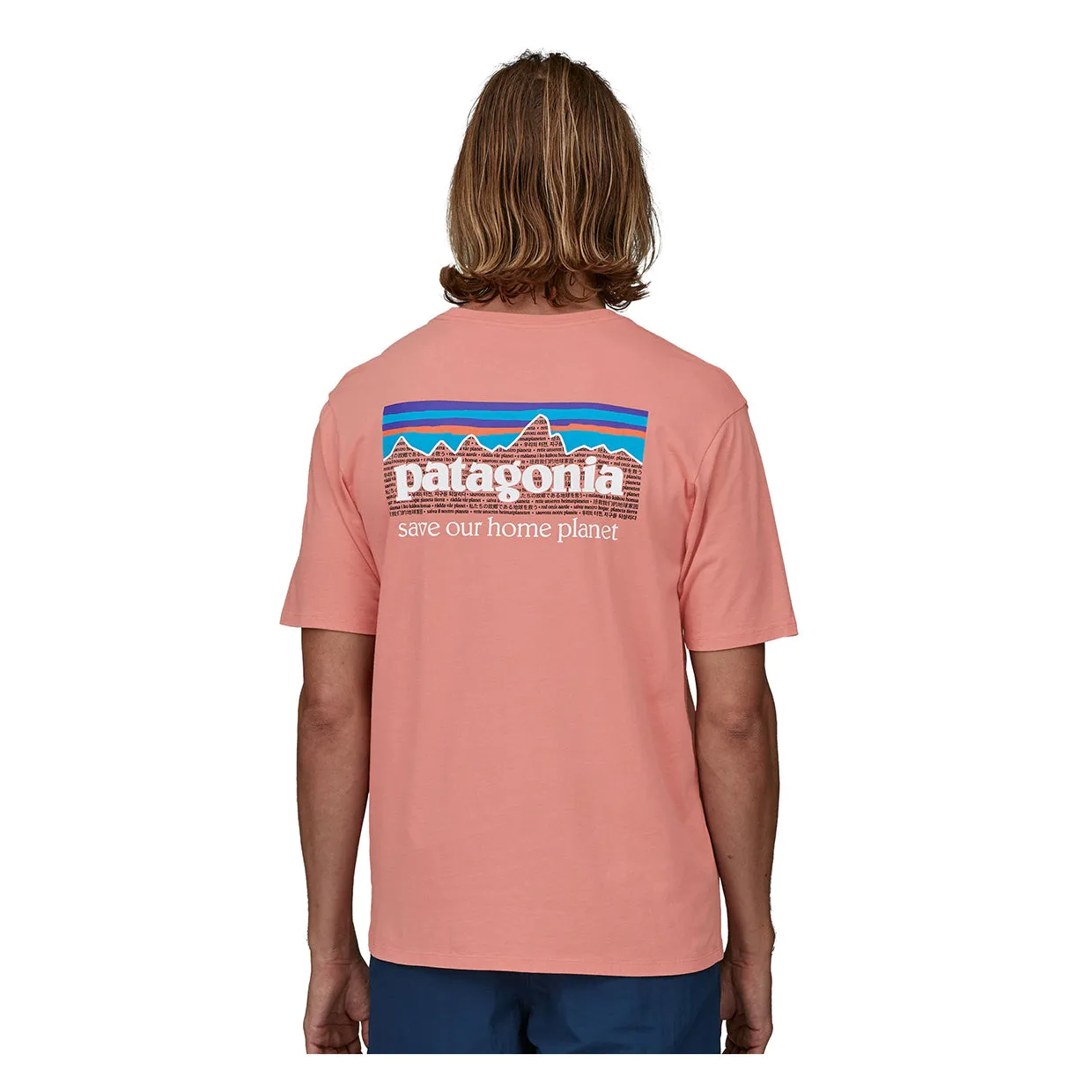 T-shirt Patagonia P-6 Mission Organic Rosa