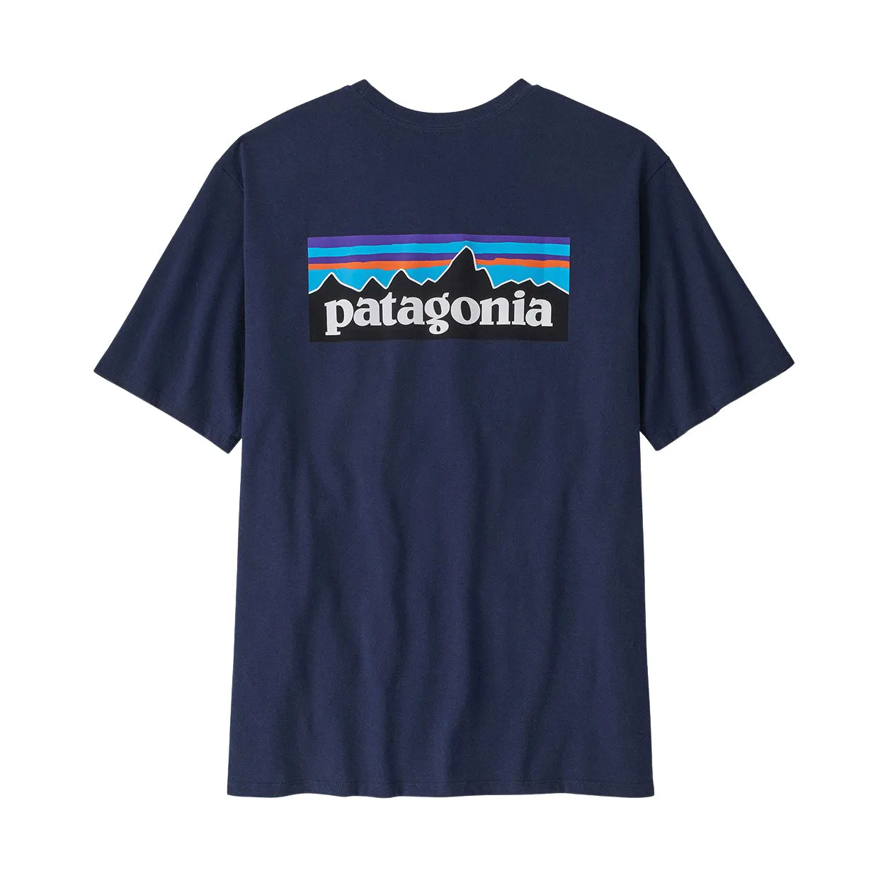 T-shirt Uomo Patagonia P-6 Logo Responsibili-Tee Blu