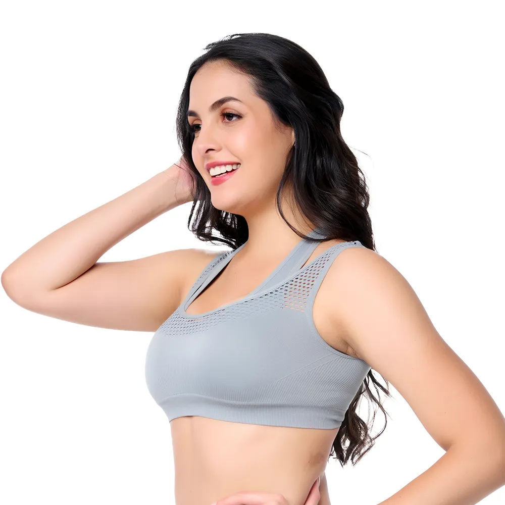 Top coordinable comfort con almohadillas  gris 24169 Lady Carnival