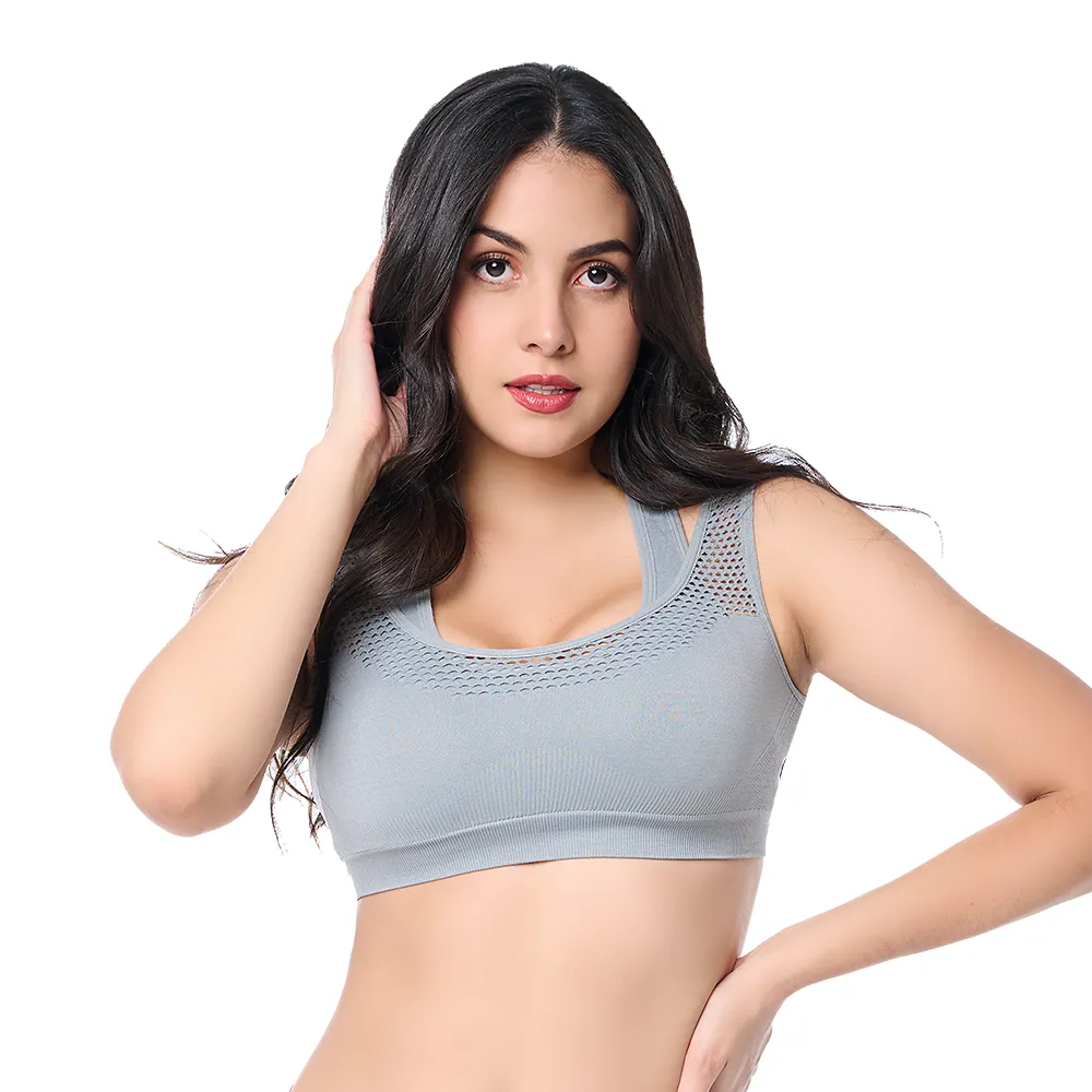 Top coordinable comfort con almohadillas  gris 24169 Lady Carnival