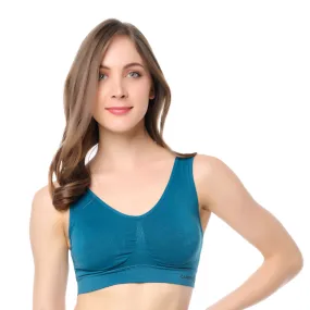 Top de microfibra seamless con pads removibles 4994 Carnival