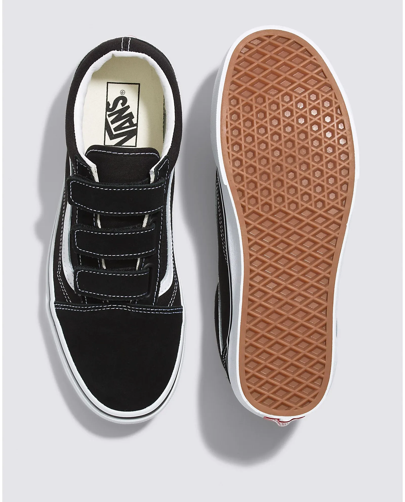 VANS Youth/Kids Old Skool Shoe (Black/True White)