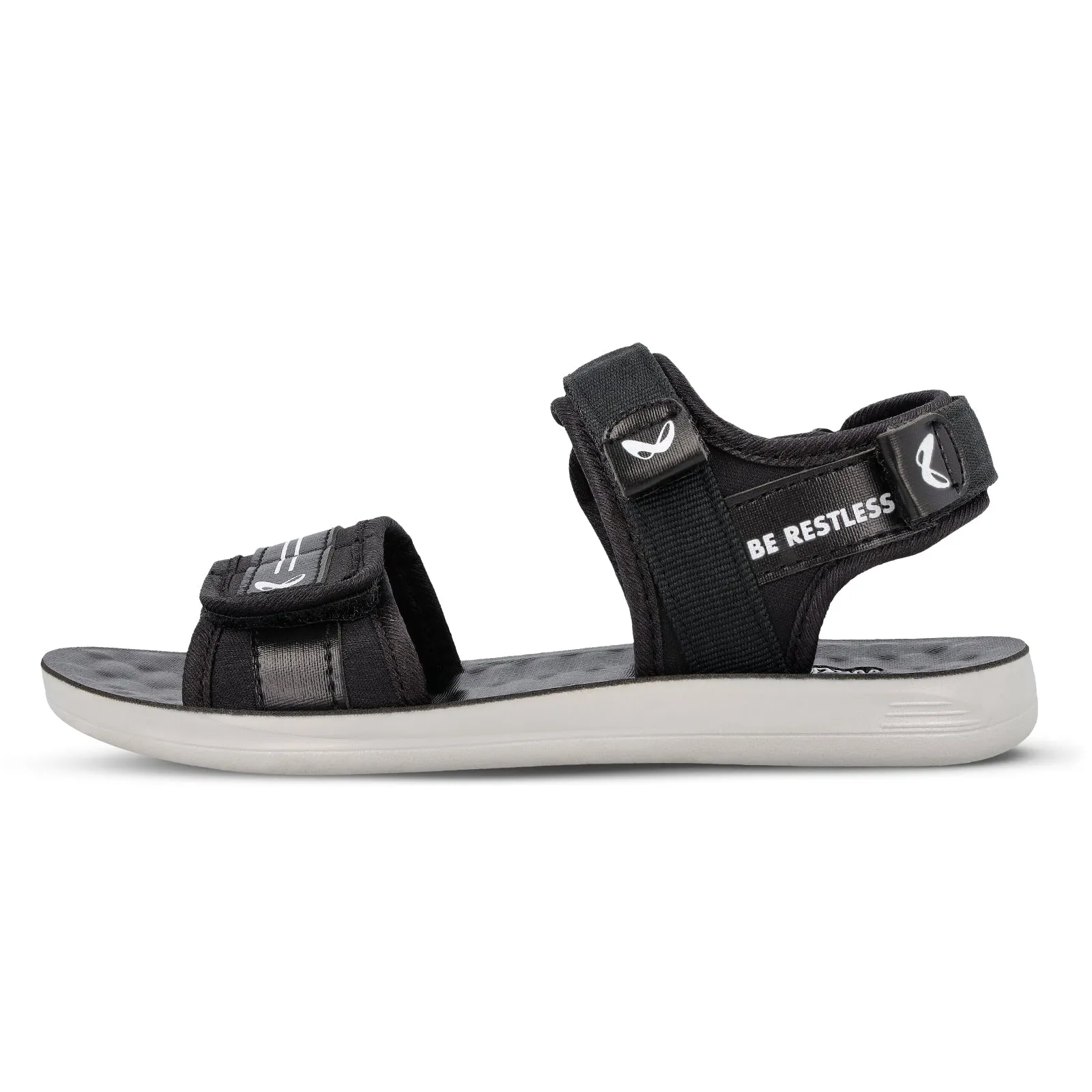 Walkaroo Boys Black Sandals - Model GG8405 for Comfort and Style