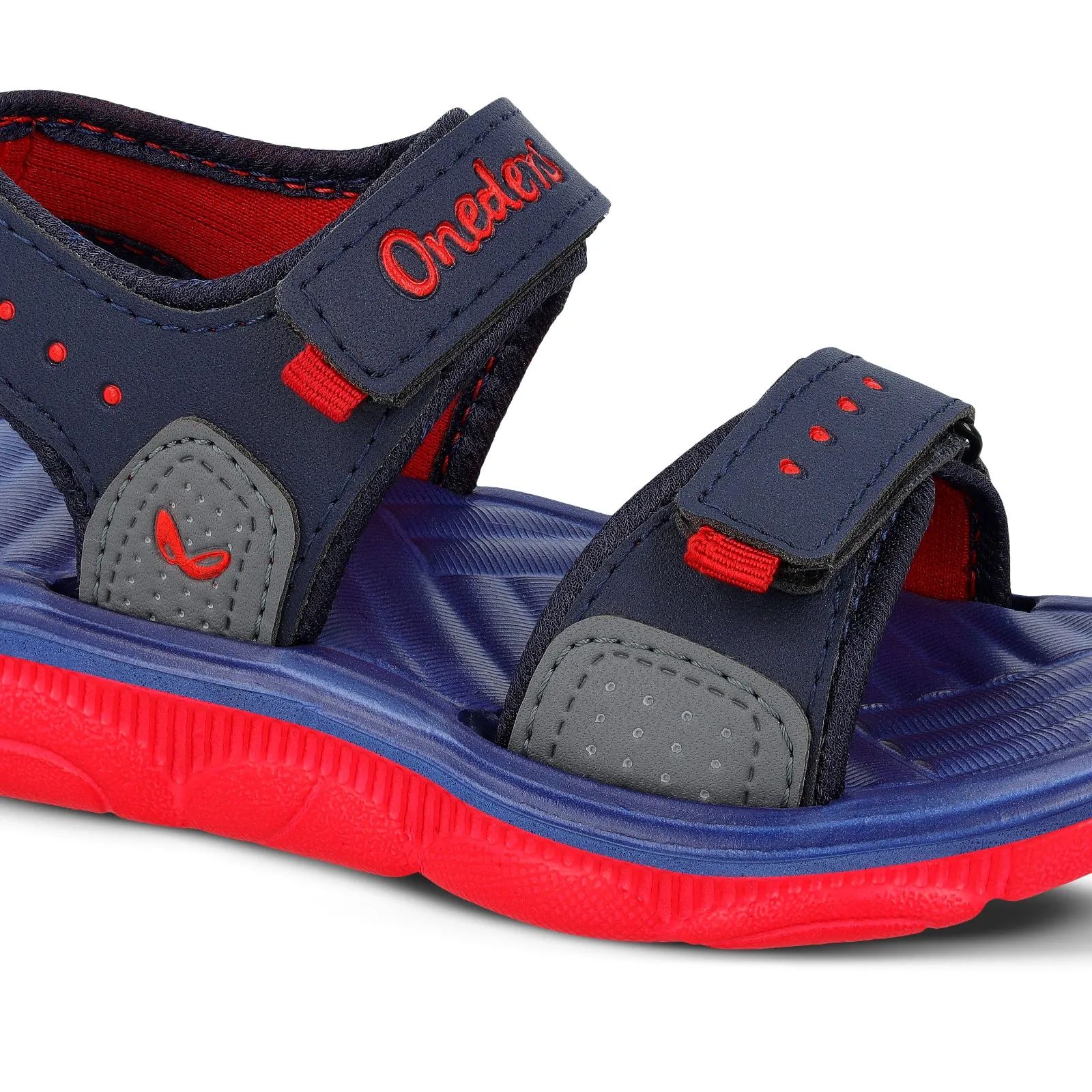 Walkaroo Kids Sports Sandal  - WK453 Navy Blue Red