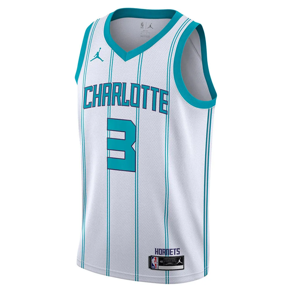 Youth Charlotte Hornets Terry Rozier Association Jersey - White